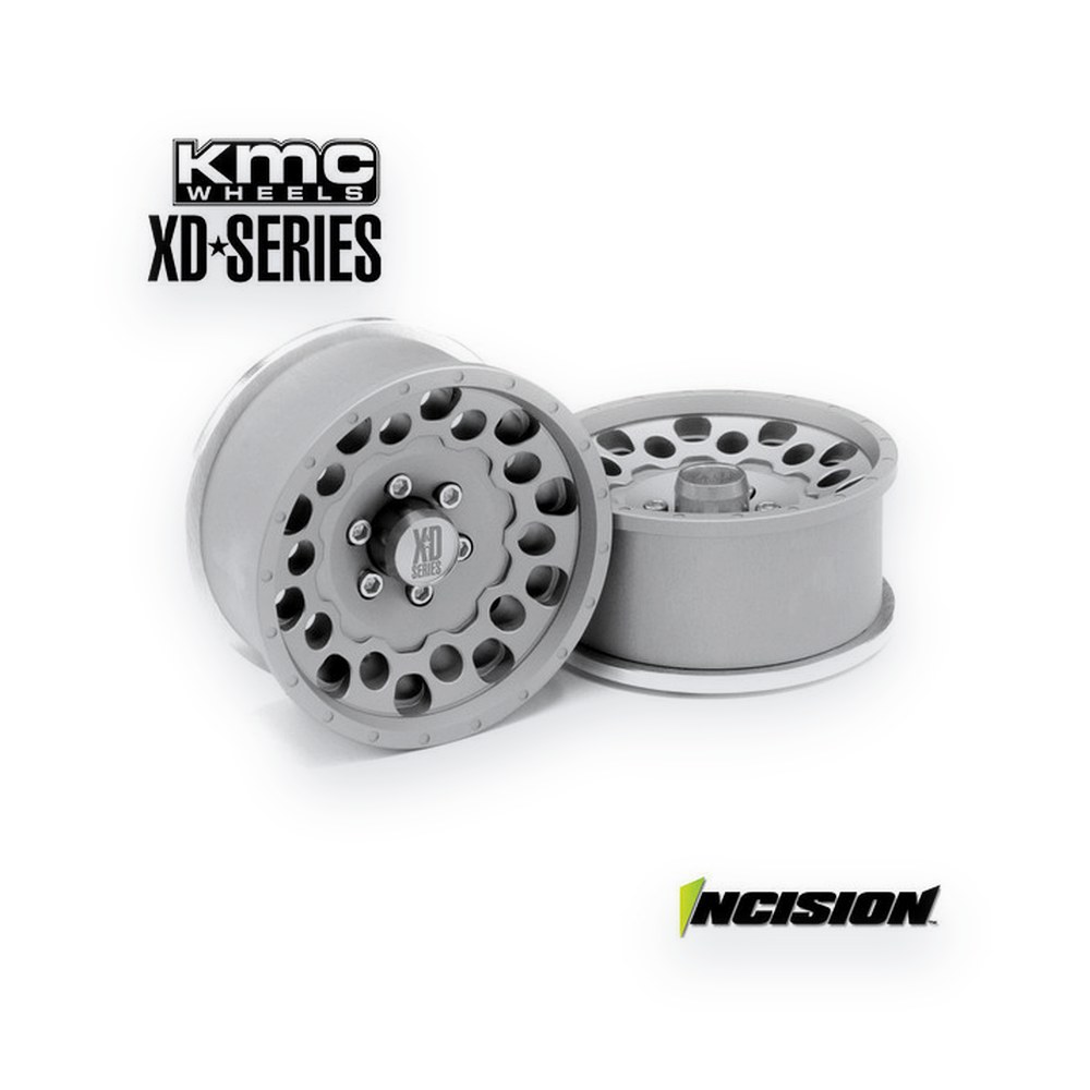 Incision KMC XD129 Holeshot 1.9, Clear Anodized