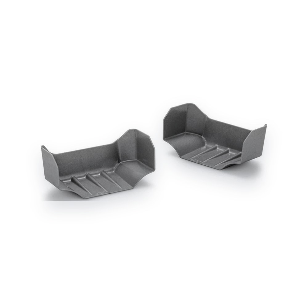 JConcepts Truggy 1/8 Evo Molded Front Wings, Grey (2)