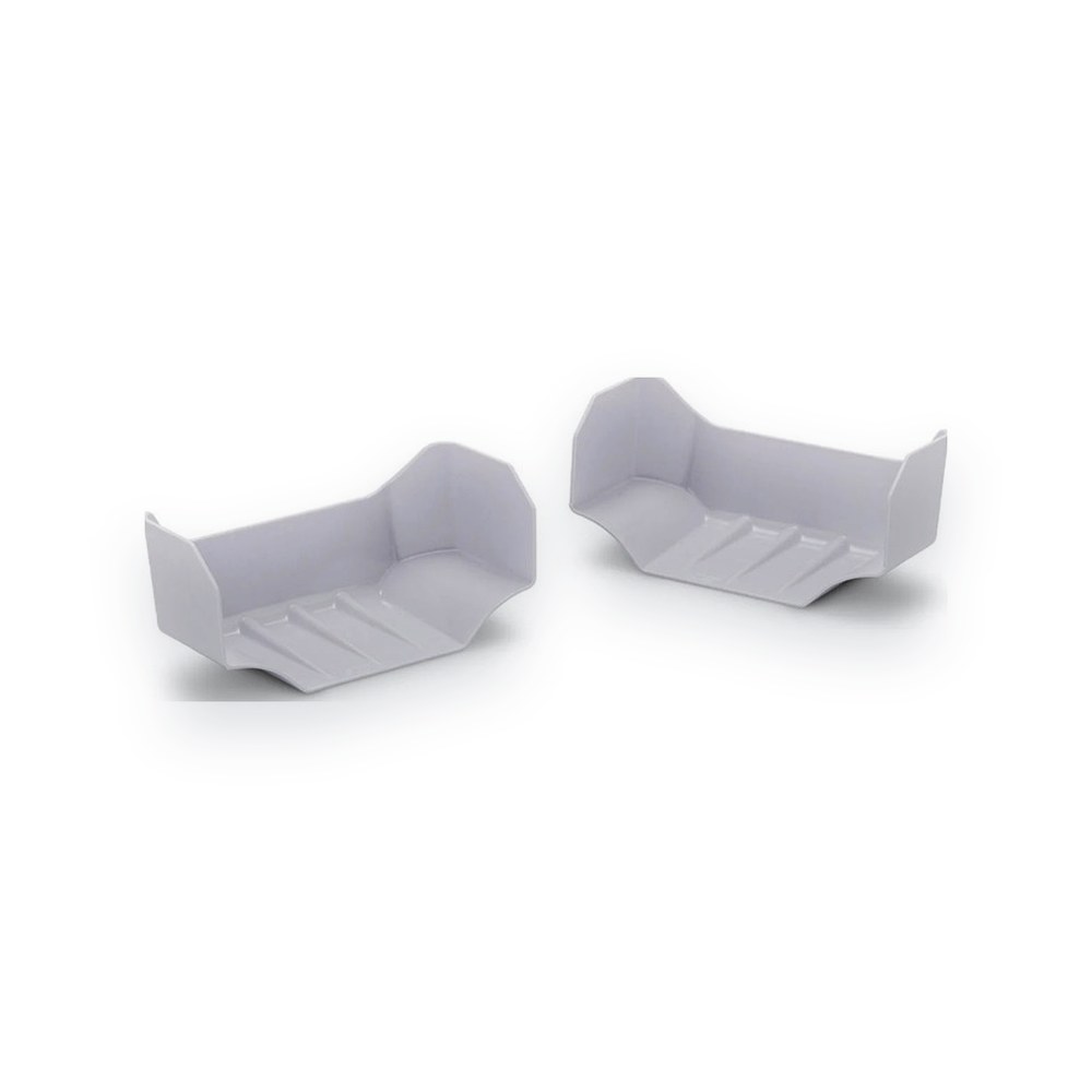 JConcepts Truggy 1/8 Evo Molded Front Wings, White (2)