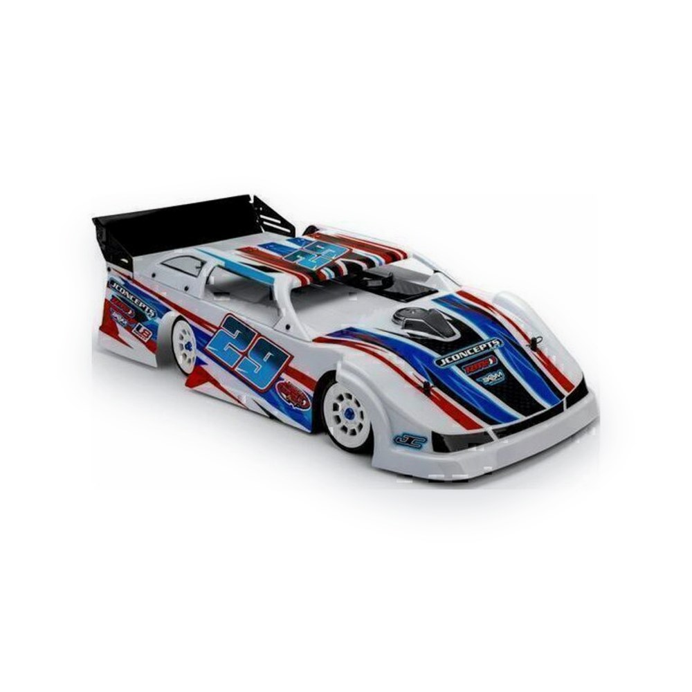 JConcepts L8 Night G3 Speedway Body, Decked with Rear Spoiler, Light-Weight