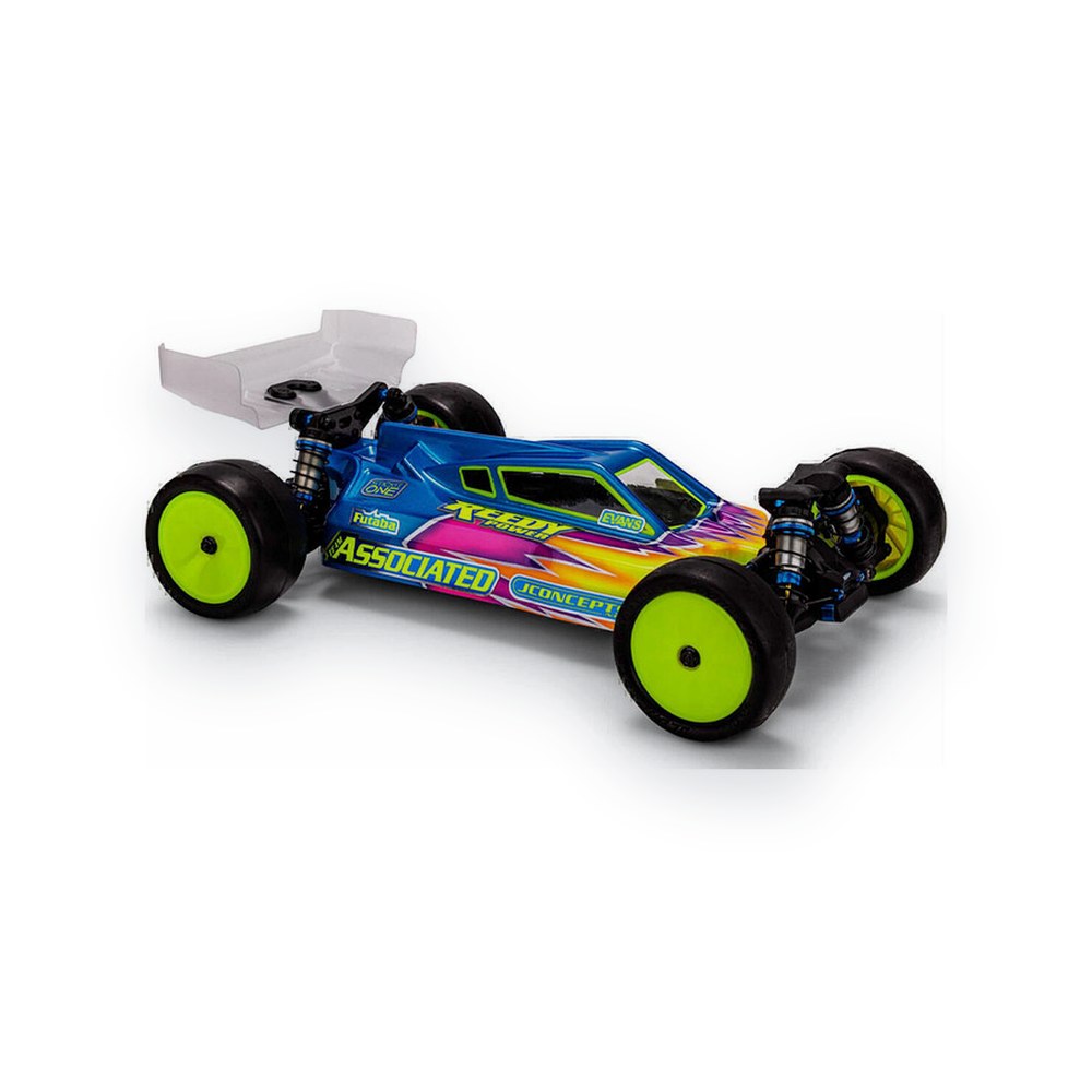 JConcepts P2 B84 Body with Carpet / Turf / Dirt Wing, Fits Team Associated