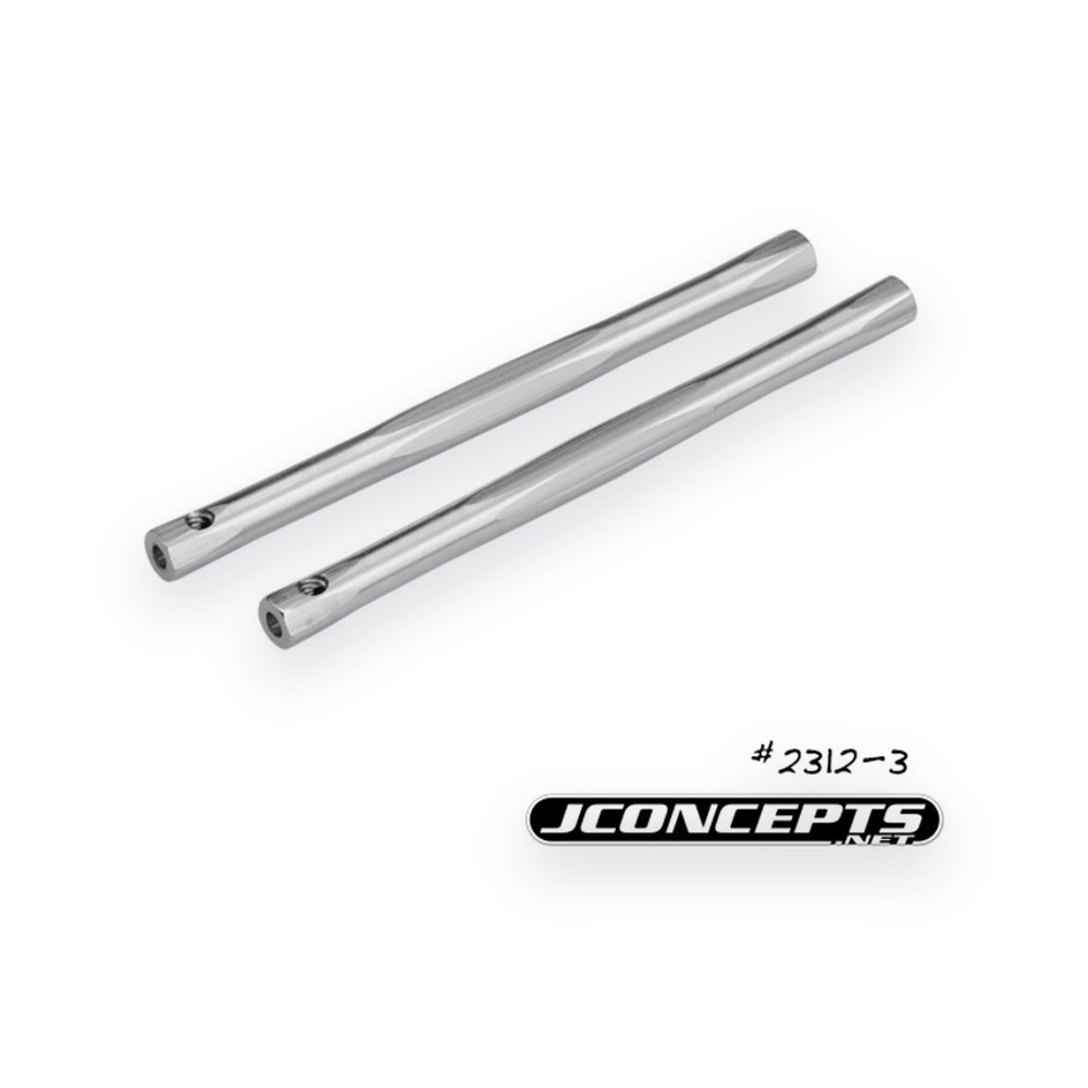 JConcepts Diamond Nose Brace Tube for RC10, Silver (2)
