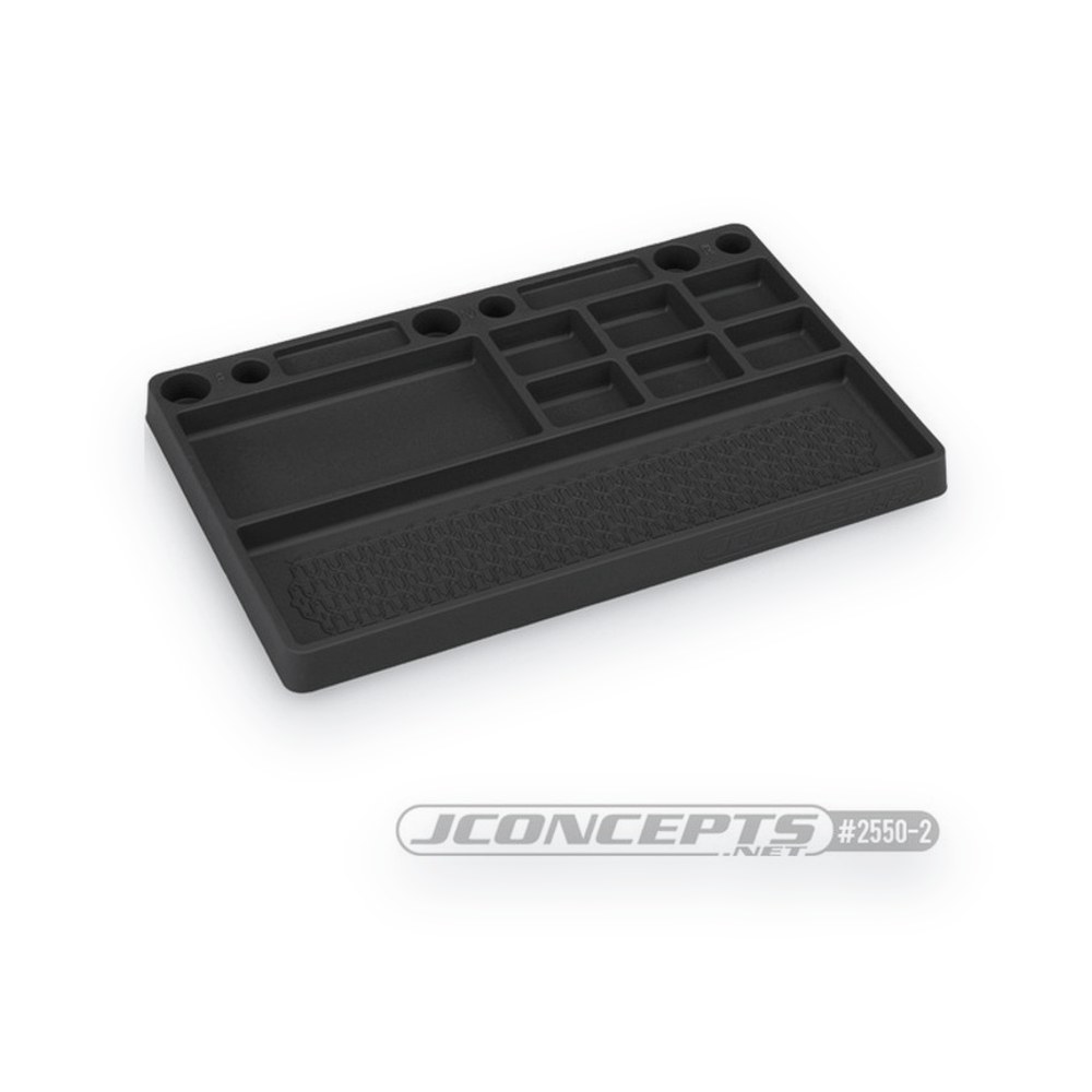 JConcepts Rubber Parts Tray, Black