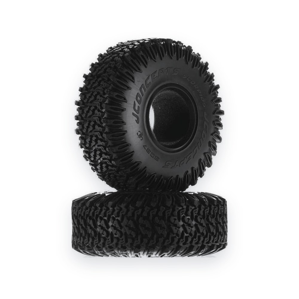 JConcepts Scorpios All Terrain Racer Tire, 2.2 Wheel, Green (2)