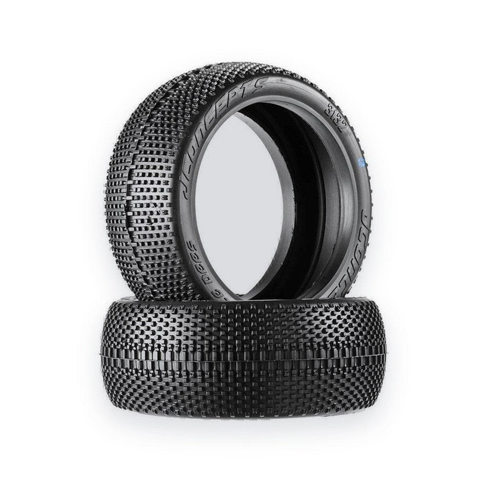 JConcepts Triple Dees Tires, Blue Compound, 83mm 1/8 Buggy Wheel