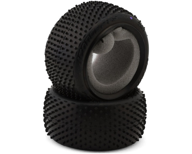Nessi 2.2 Rear Buggy Carpet Tires (2) (Purple)