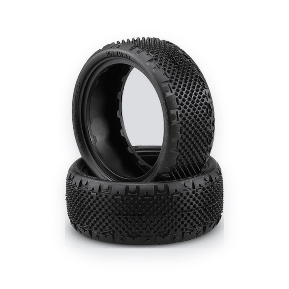 JConcepts 2.2 4WD Front Wheel Tire, Pin Swag, Pink Compound