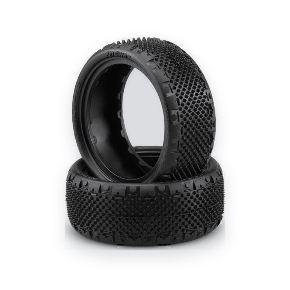 JConcepts 2.2 4WD Front Wheel Tire, Pin Swag, Purple Compound