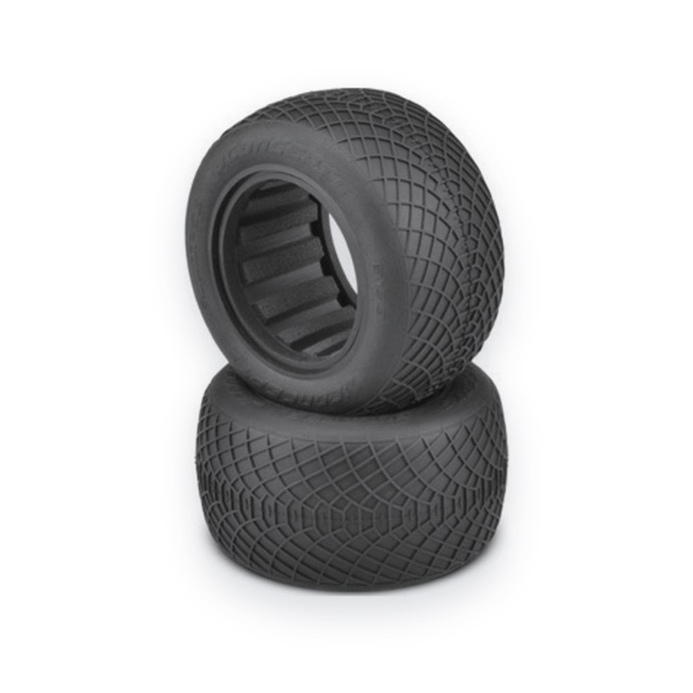 JConcepts 2.2 Stadium F/R Truck Wheel Tires, Ellipse, Gold Compound