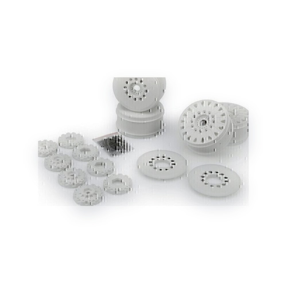 JConcepts Cheetah 83mm Speed-Run Wheels, 12 & 17mm Hex Adapters Included (4)