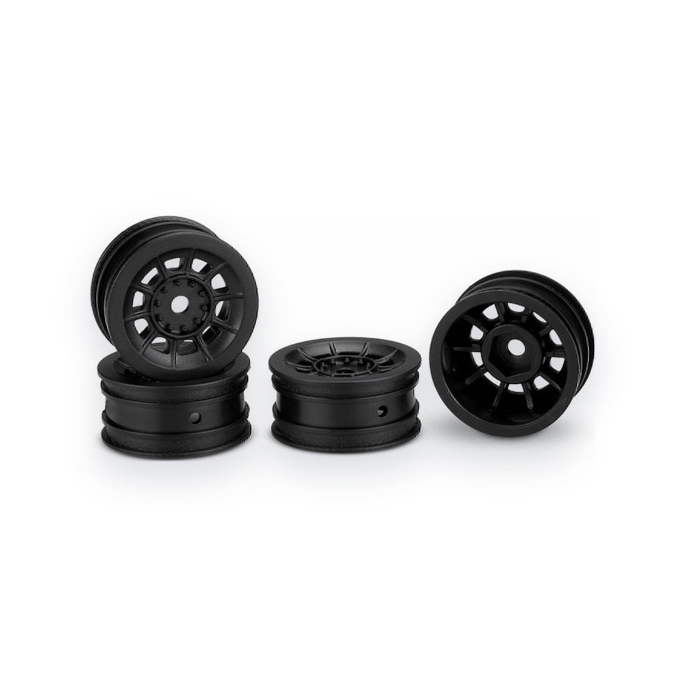 JConcepts Axial SCX24 Hazard 1 Wheel, Black, 4