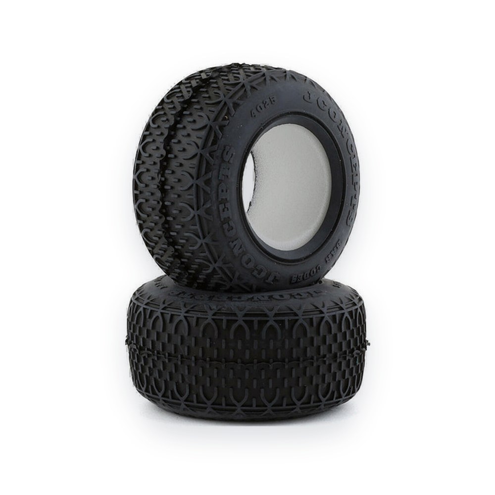 JConcepts 1.7 2WD Buggy Rear Bar Codes V1 Tires, Green, 2