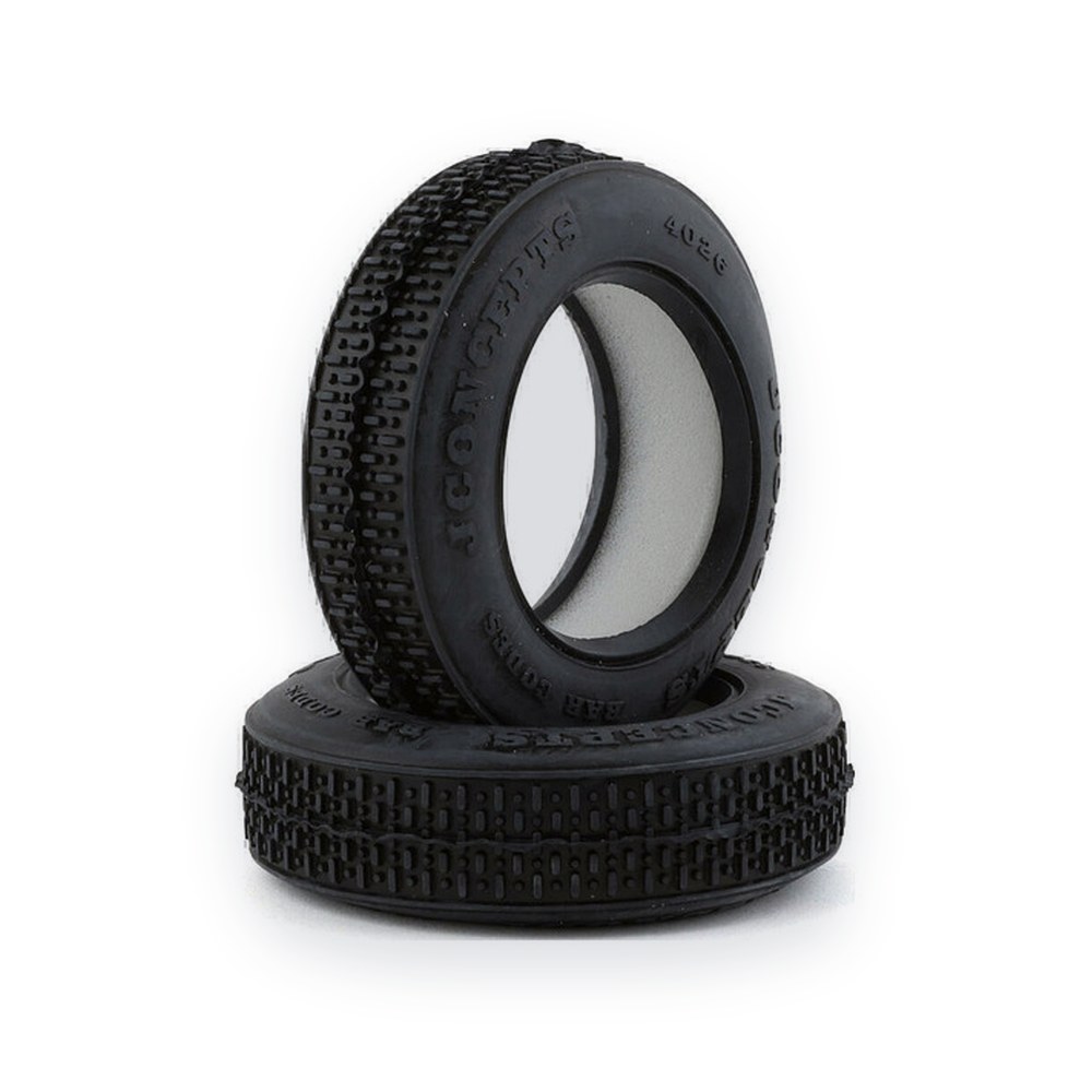 JConcepts 1.9 2WD Buggy Front Bar Codes V1 Tires, Green, 2