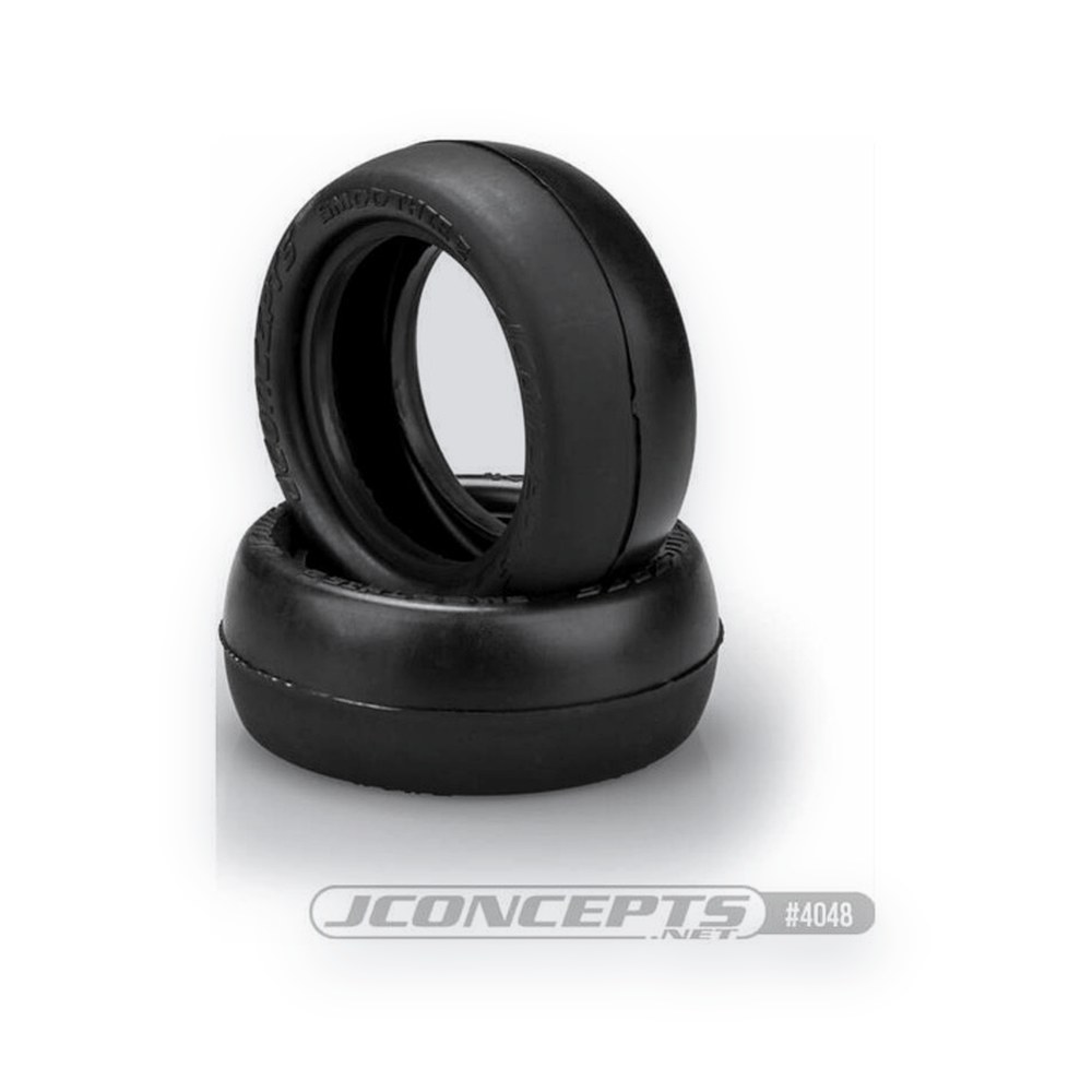 JConcepts Smoothie 2 Thick Sidewall Tire, Aqua A2 Compound, Fits 2.2 4WD Buggy