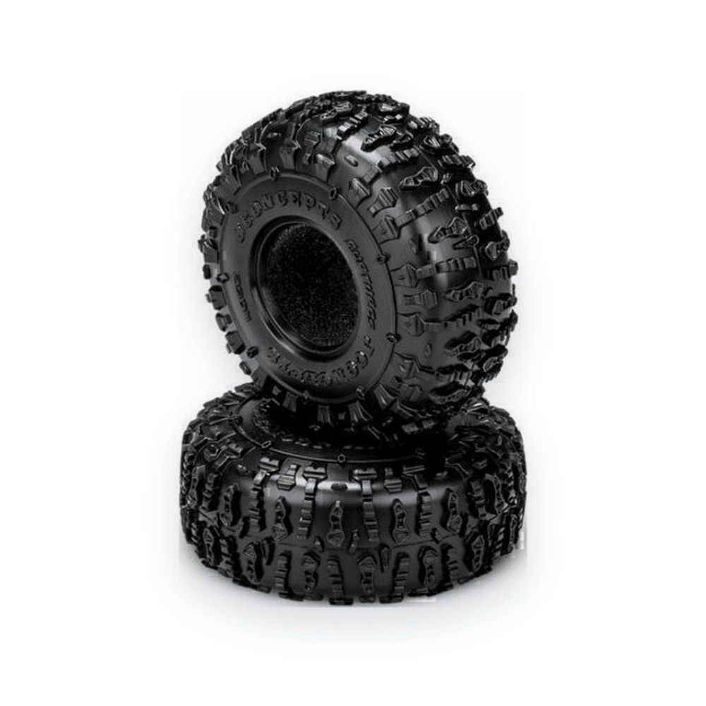 JConcepts Ruptures Tires, Green Compound, Fits 1.0 SCX24 Wheel, 63mm OD, 2