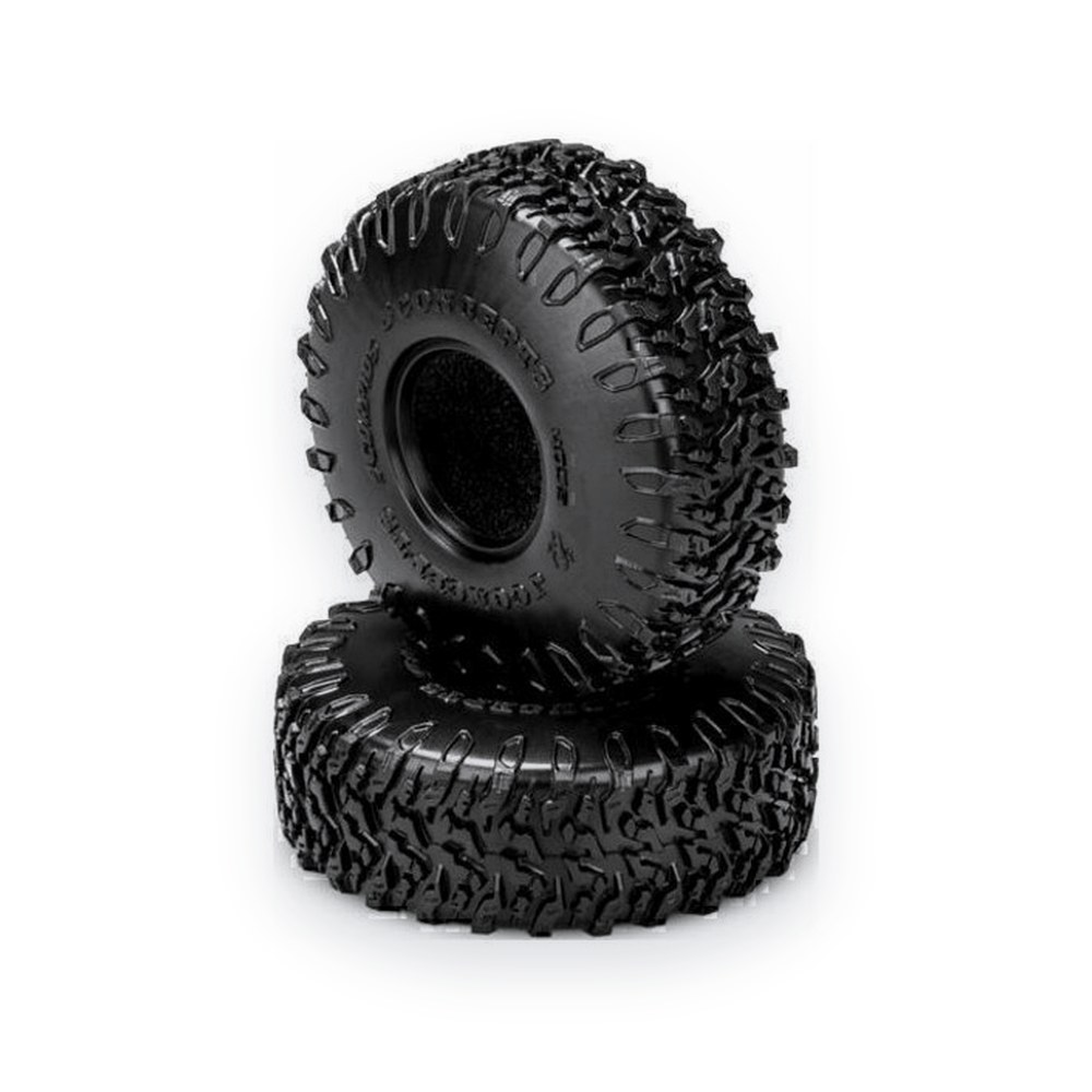 JConcepts Scorpios Tires, Green Compound, Fits 1.0 SCX24 Wheel, 63mm OD