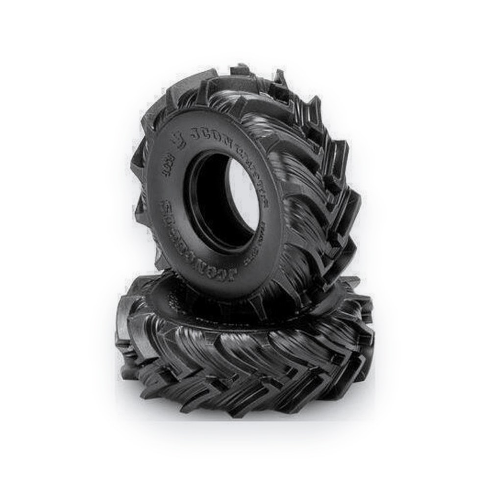 JConcepts Fling Kings Tires, Green Compound, Fits 1.0 SCX24 Wheel, 63mm OD