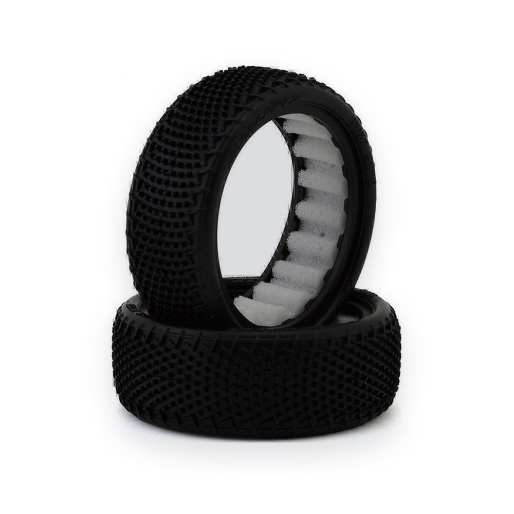 JConcepts Fuzz Bite Wide 2WD Front Tire, Pink Compound, Fits 2.2 Standard Wide