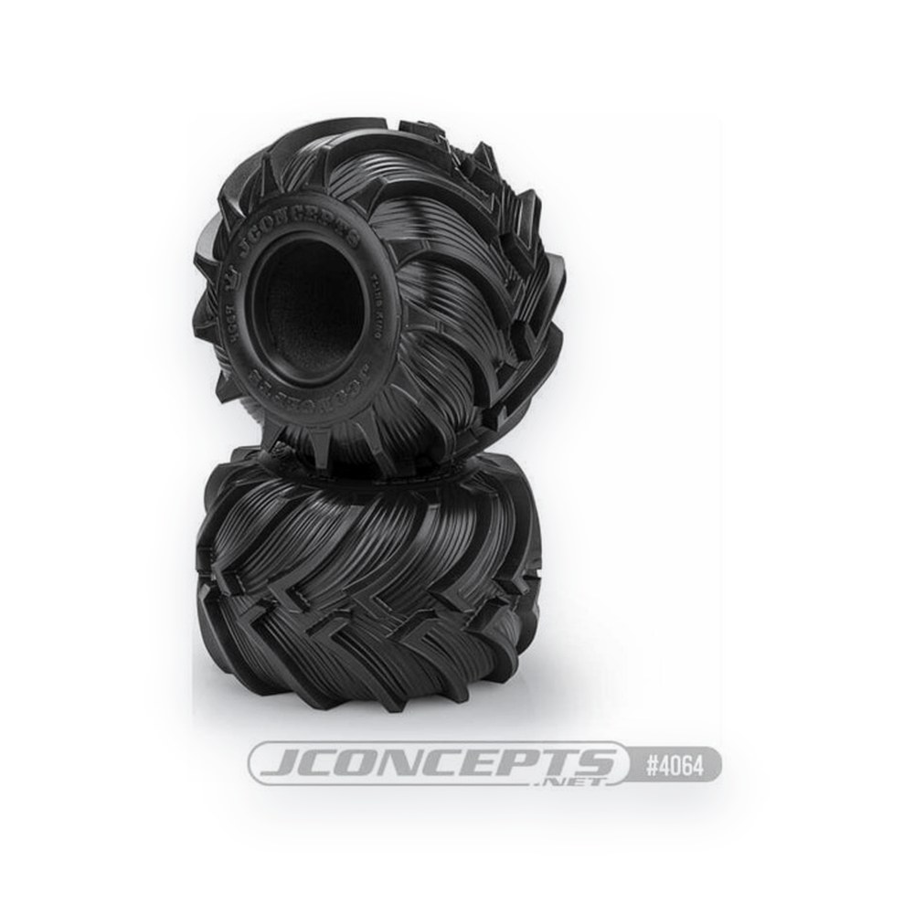 JConcepts 2.6 Tire, Fling Kings, Blue Compound, Fits #3377 Tribute Wheel