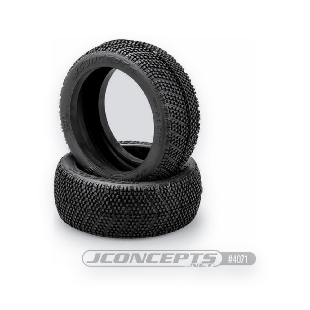 JConcepts 1/8th Buggy Tire, Falcon, Green Compound, Fits 83mm 1/8th Buggy Wheel