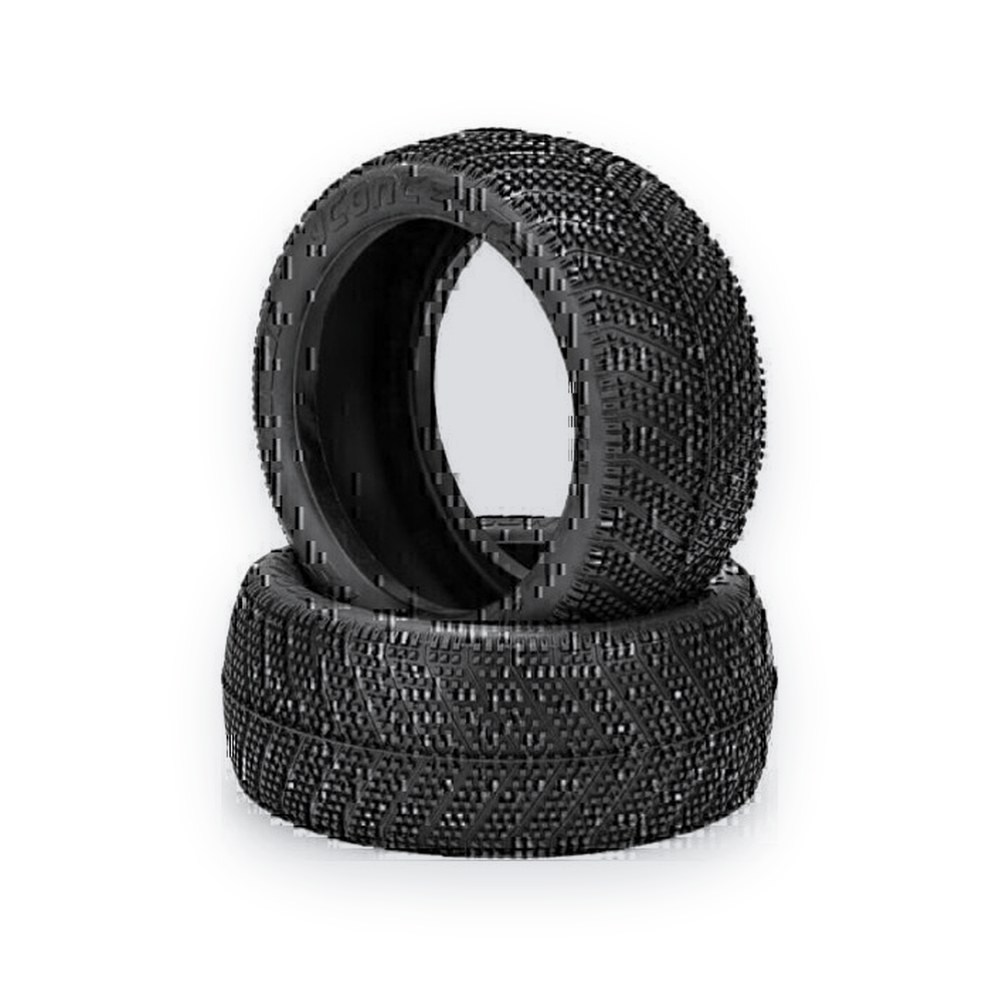 JConcepts 1/8th Truck Tire, Falcon, Blue Compound, Fits 1/8th Truck Wheel