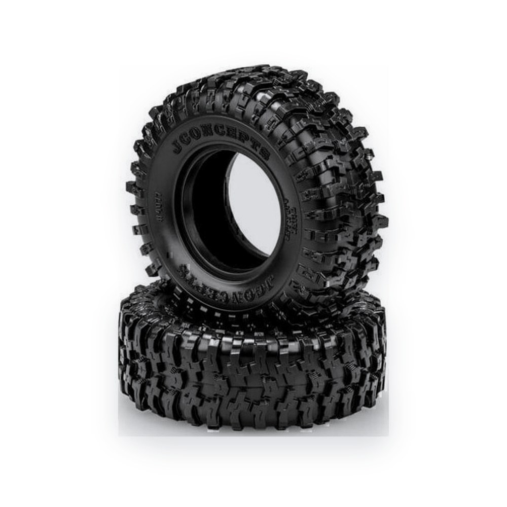 JConcepts 1.9 Tire, Tusk, Green Compound, 4.19 OD, Fits 1.9 Scale Wheels