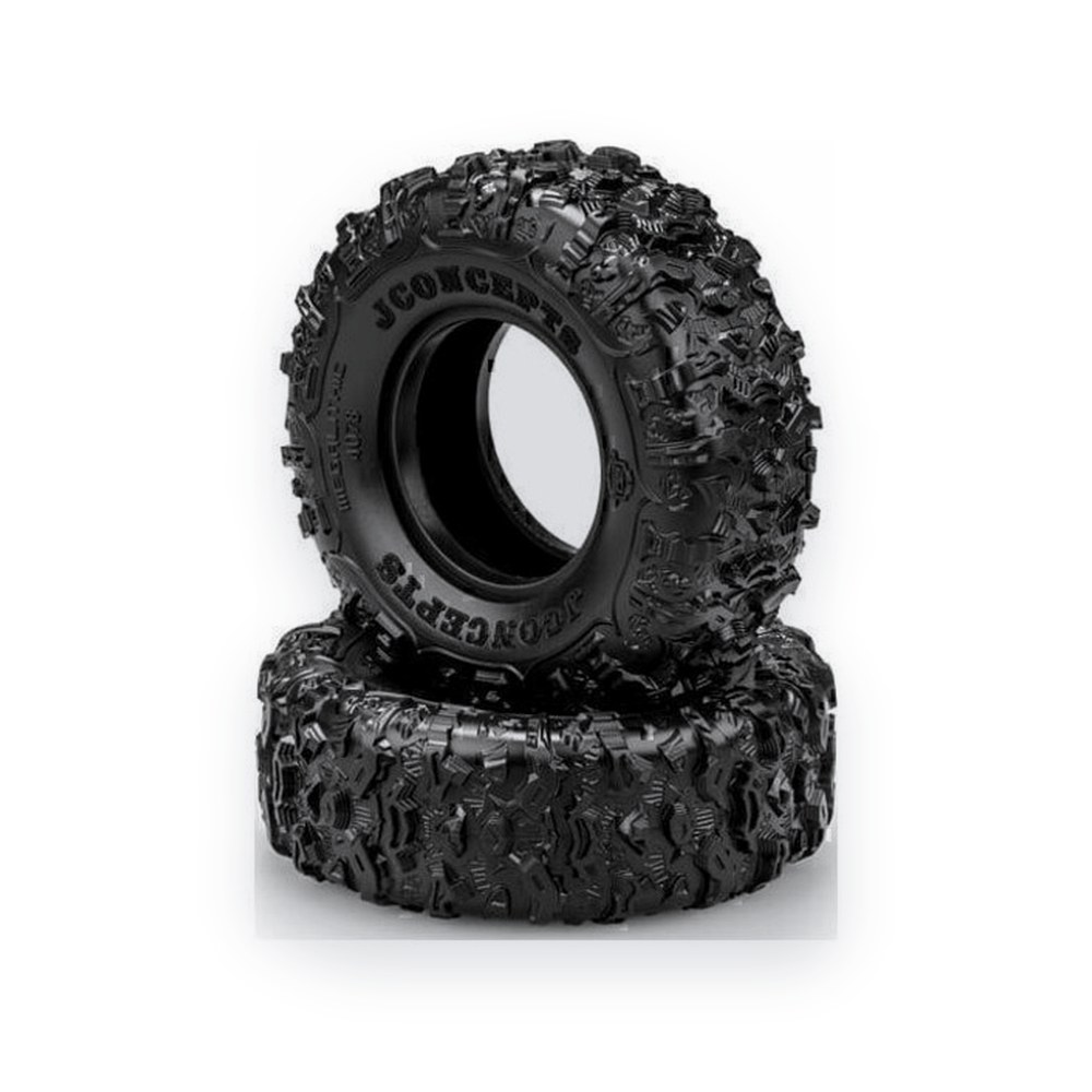 JConcepts 1.9 Tire, Megalithic, Green Compound, 4.19 OD, Fits 1.9 Scale Wheels