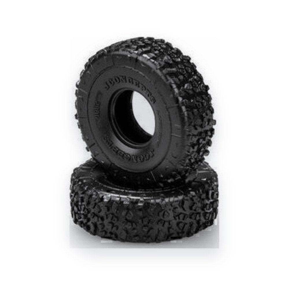 JConcepts SCX24 Tire, Landmines, Green Compound, 63mm OD, Fits 1.0 SCX24 Wheel