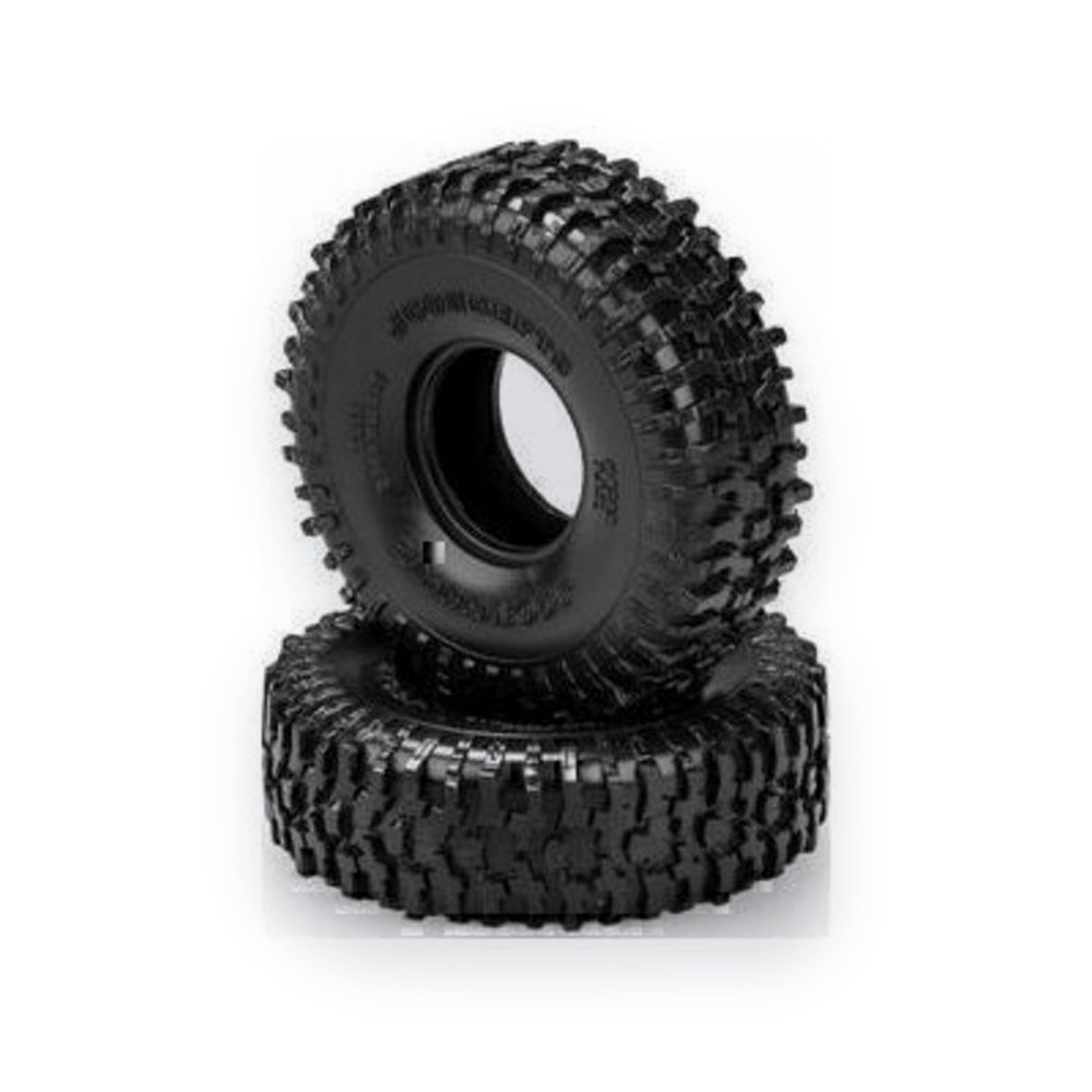 JConcepts SCX24 Tire, Tusk, Green Compound, 63mm OD, Fits 1.0 SCX24 Wheel