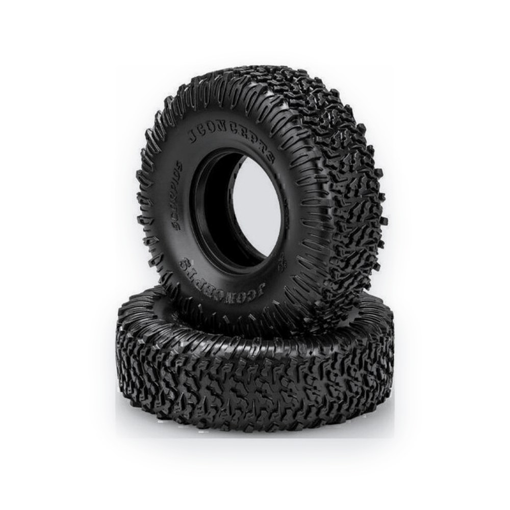 JConcepts 2.2 Crawler Tire, Scorpios, Green Compound, 5.25 OD, Fits 2.2 Crawler Wheels
