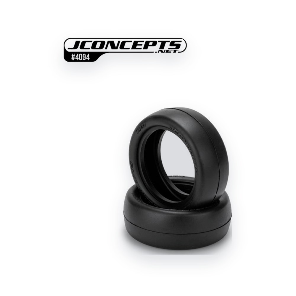 JConcepts 2.2 2WD Front Tire, Silent Rage, (2), (Silver)