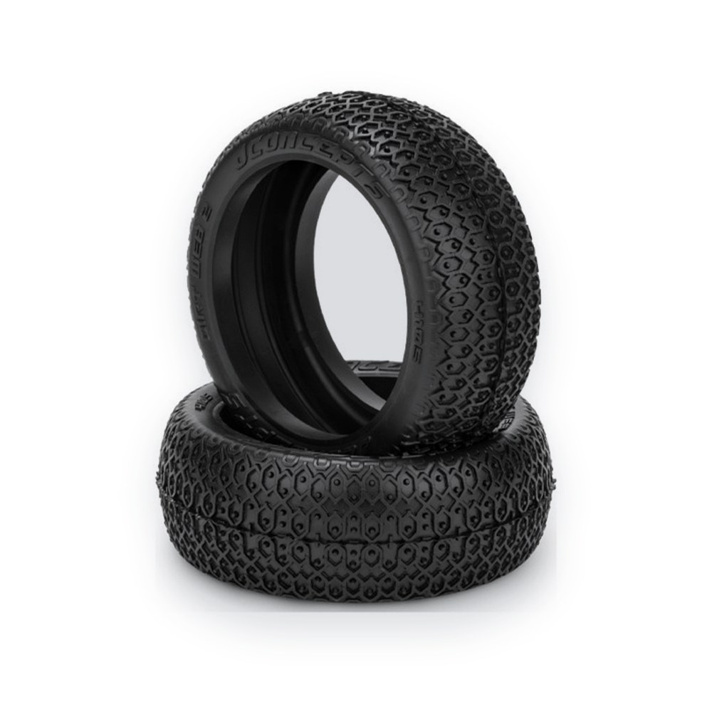 JConcepts 1/8th Buggy Tire, Dirt Web 2, Silver Compound, Fits 83mm 1/8th Buggy Wheel