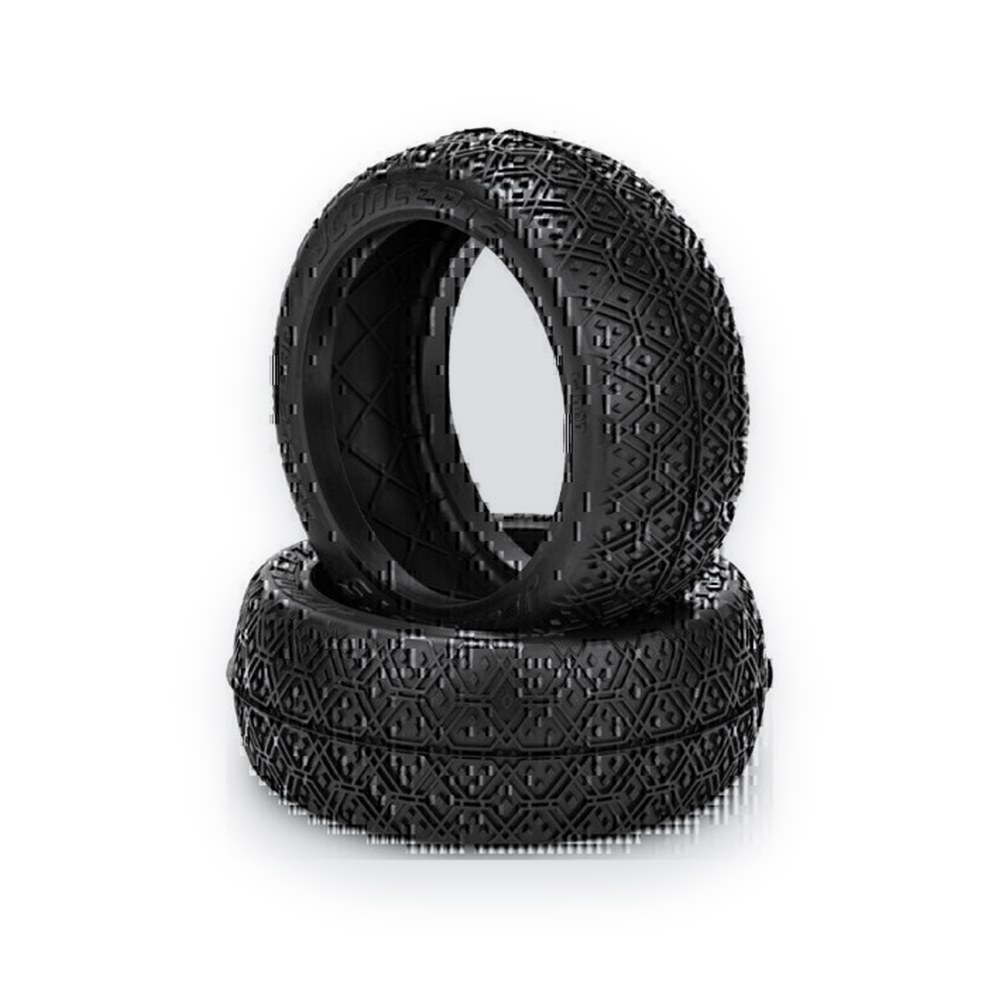 JConcepts 1/8th Buggy Tire, Double Bar, Aqua A2 Compound, Fits 83mm 1/8th Buggy Wheel