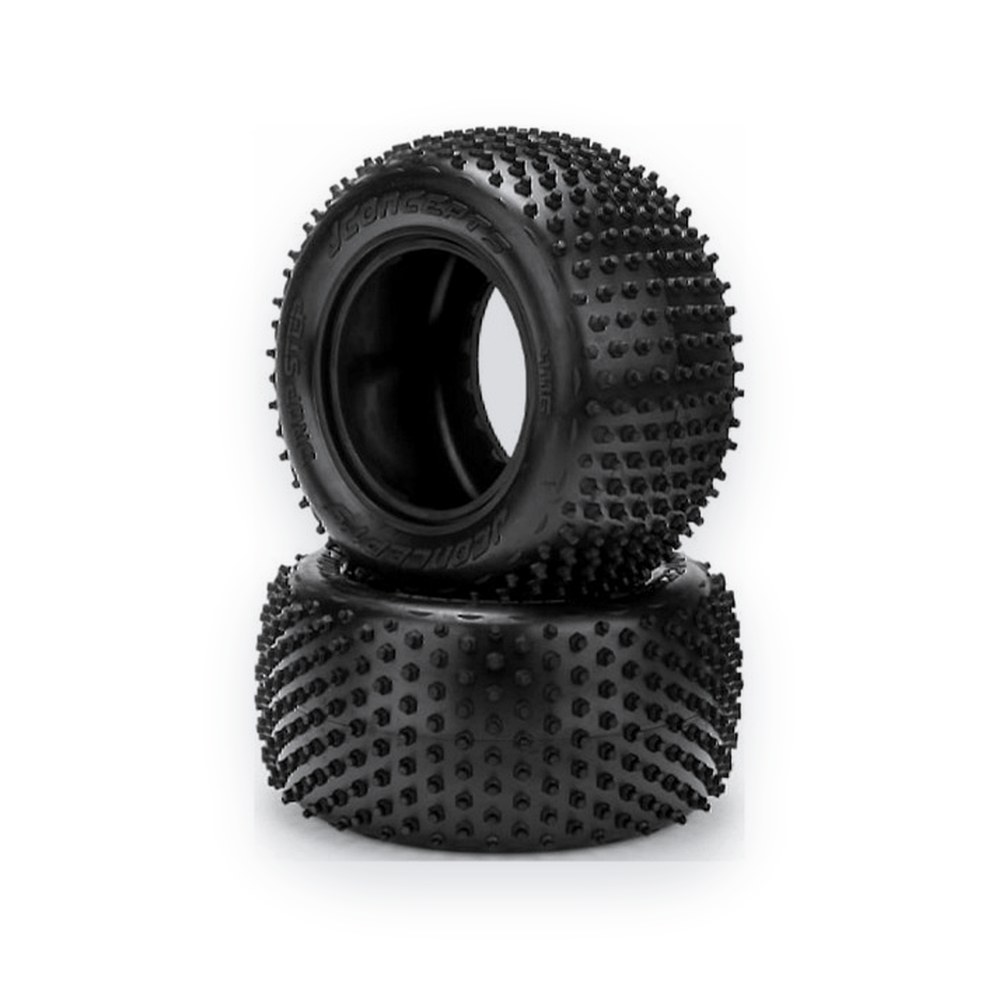 JConcepts 2.2 Stadium Truck Tire, Drop Step, Pink Compound, Fits 2.2 Stadium Truck Wheel