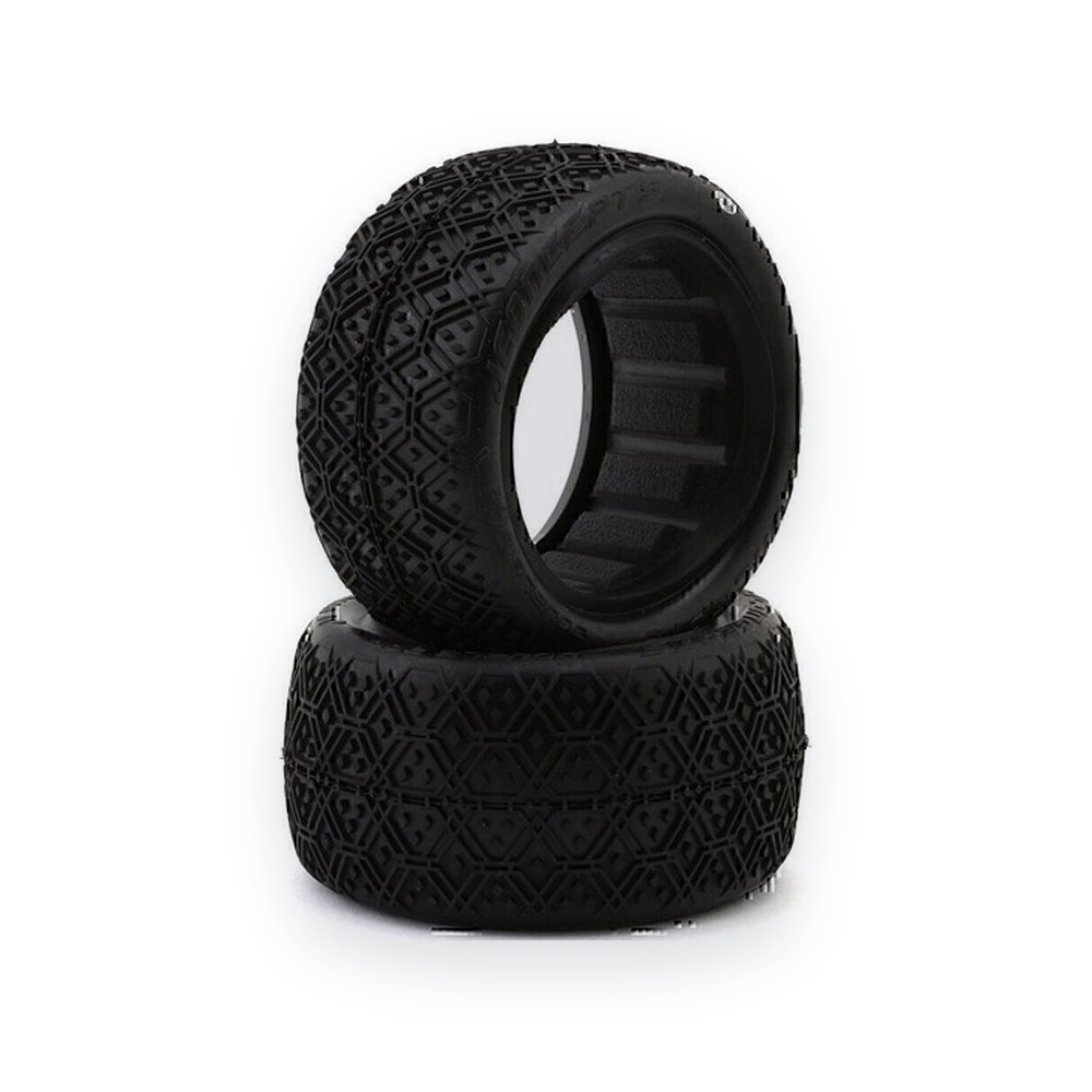 JConcepts 2.2 Rear Buggy Off-Road Tire, Double Bar, (2), (Silver)