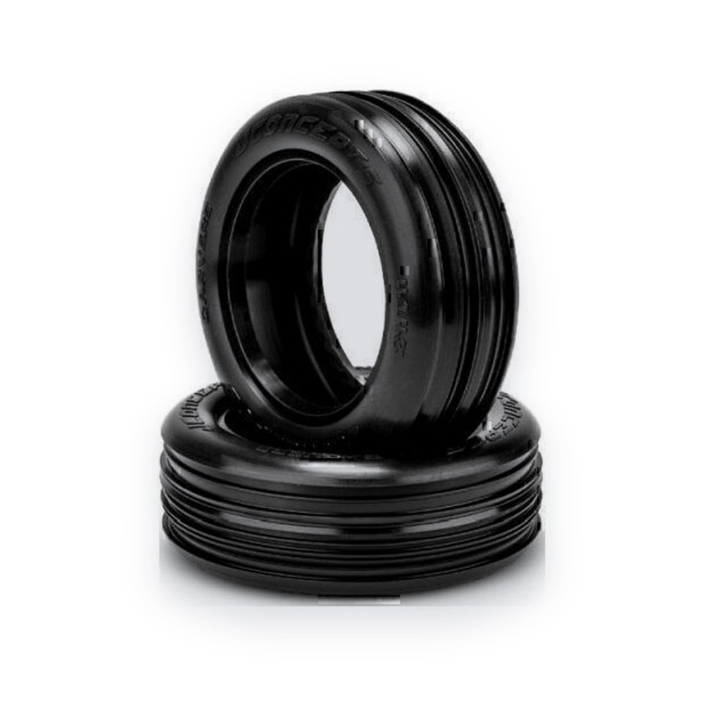 JConcepts 2.2 2WD Front Tire, Carver, Green Compound, Fits 2.2 2WD Front Wheel
