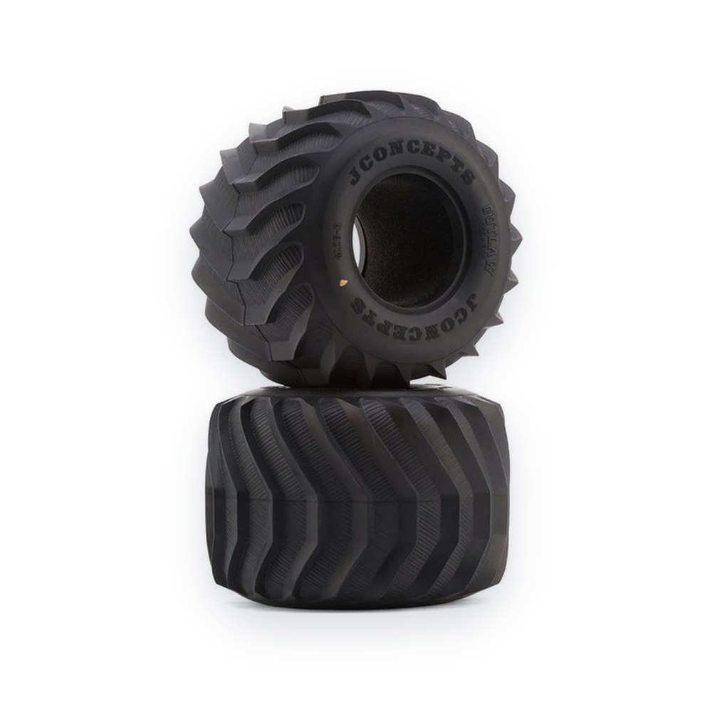 JConcepts 2.6 Monster Truck Tires, Outlaw, (2), (Gold)