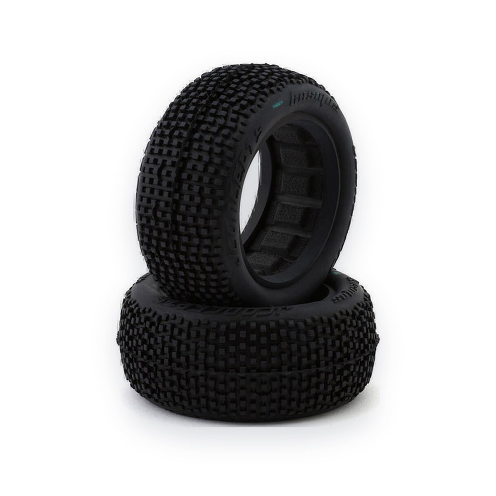 JConcepts 2.2 Front 4WD Buggy Tires, Kosmos, (2), (Green)