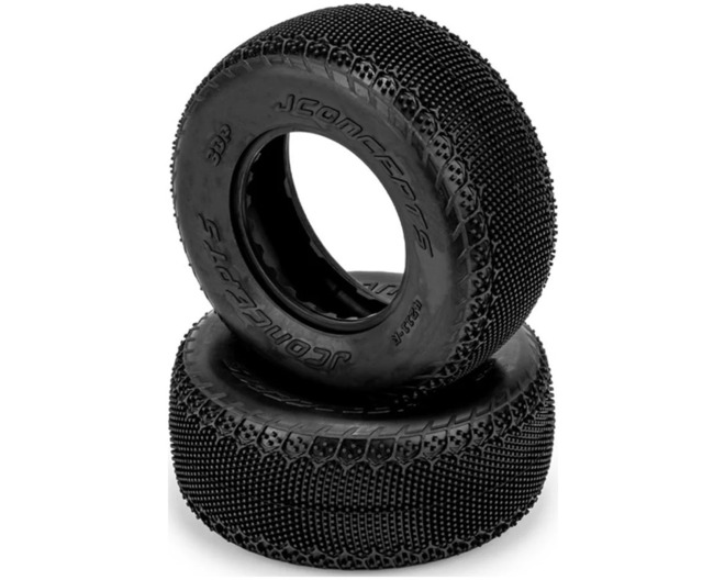3dp Short Course Carpet Tires (2) (Purple)