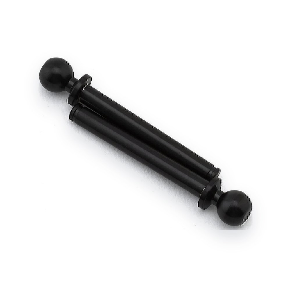 JConcepts RC10b3/RC10t3 Kingpin Ball Studs, Titanium, 5.5mm, Black (2)