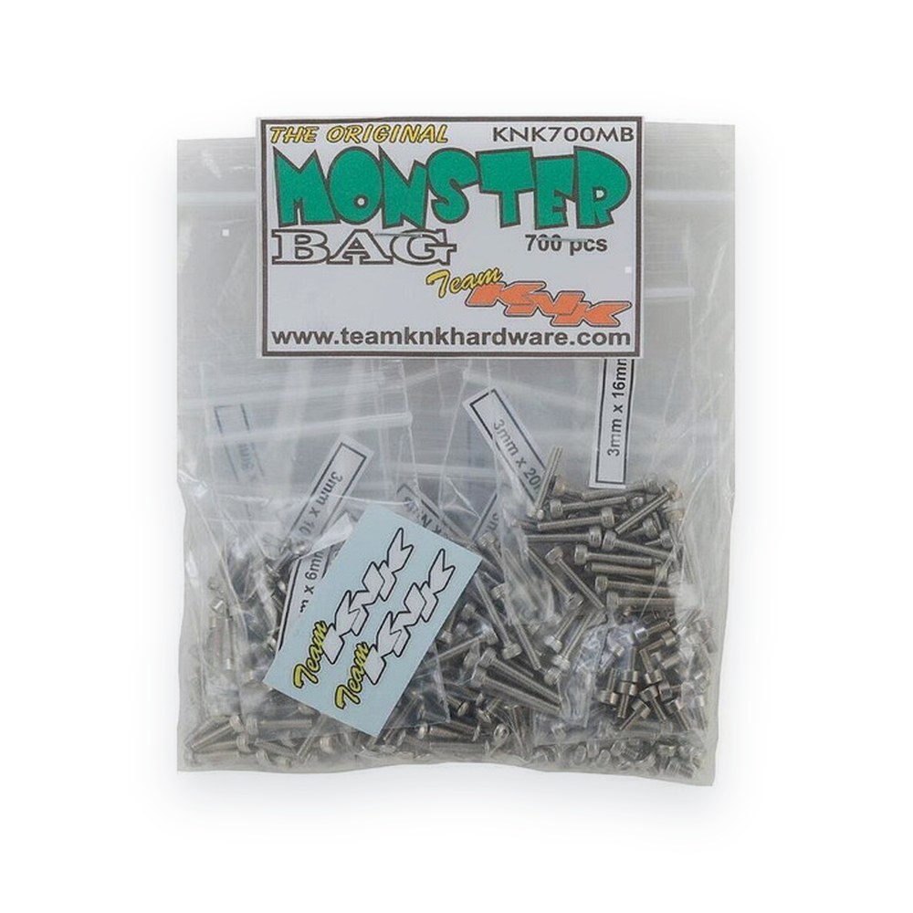 Team KNK Stainless Hardware Kit, Monster Bag (700)