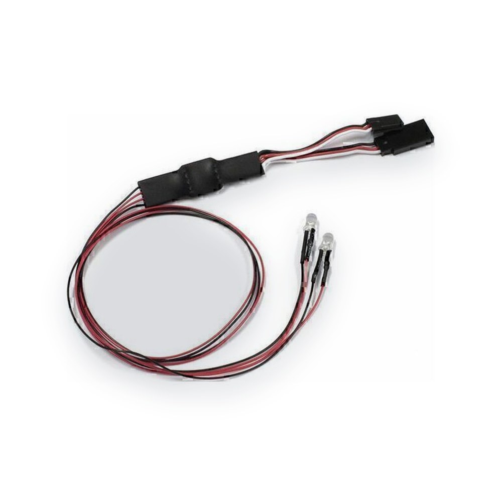 Kyosho LED Light Unit, 5mm, 2 Bulbs, L=400, Red