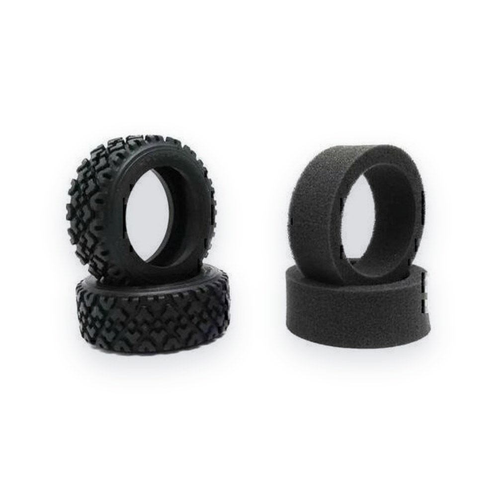 Kyosho Fz02-R Vintage Rally Tire, M, 2 Pieces