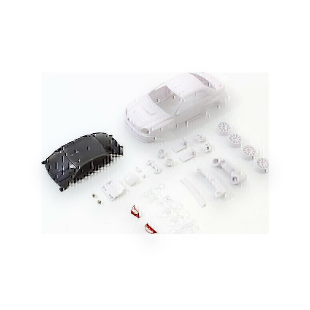 Kyosho Impreza WRC 2002 Mini-Z Body Set, White, with Wheel
