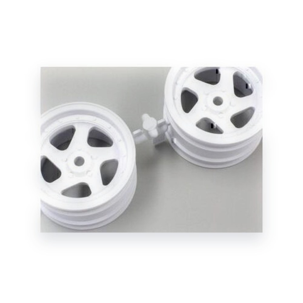 Kyosho Optima 5 Spoke Wheel, 43mm, White
