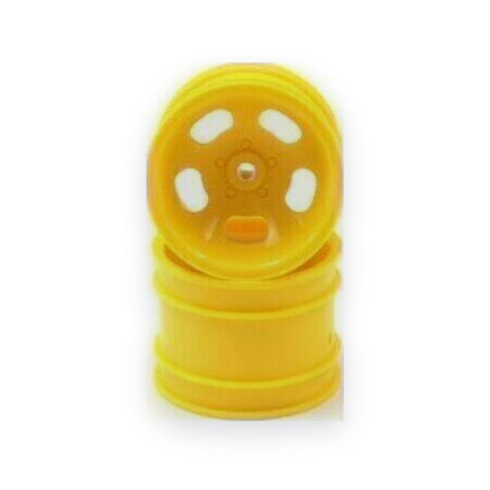 Kyosho Beetle 2014 Rear Wheel, Yellow, 2 Pieces