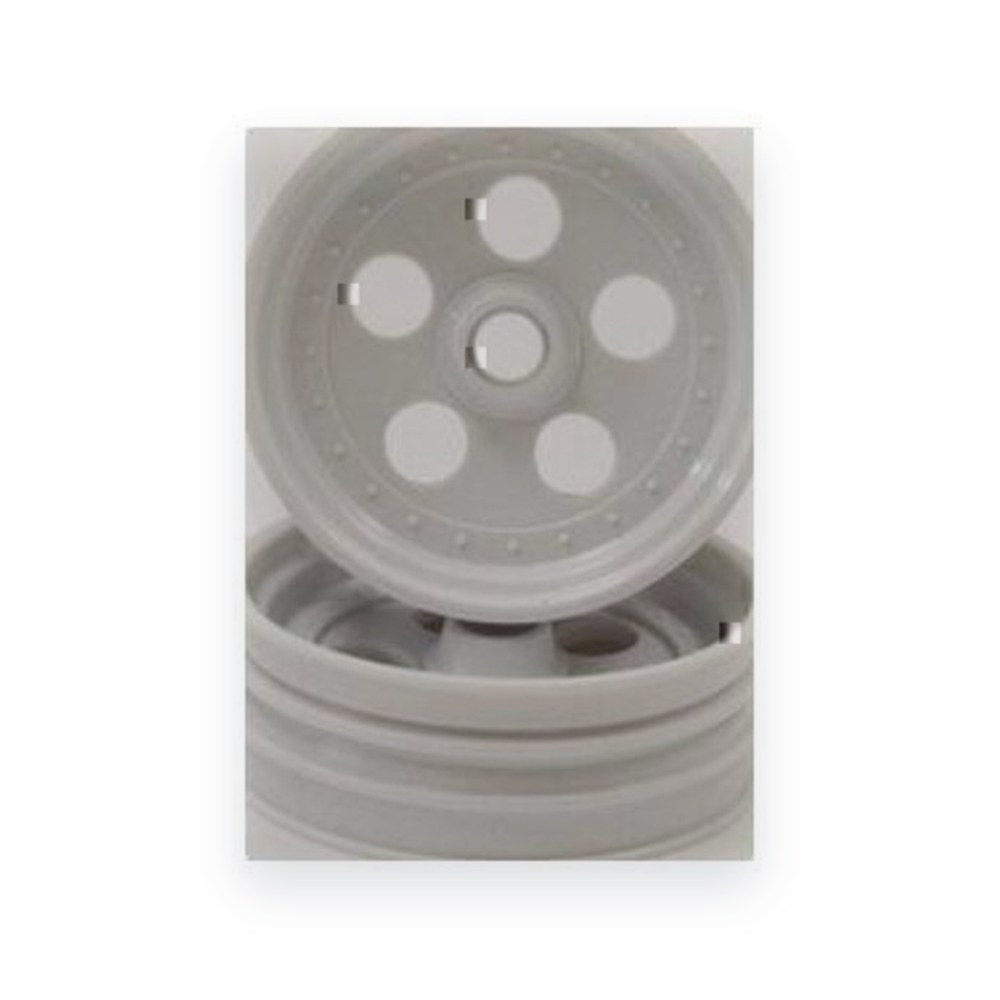 Kyosho Tomahawk Front Wheel, White, 2 Pieces