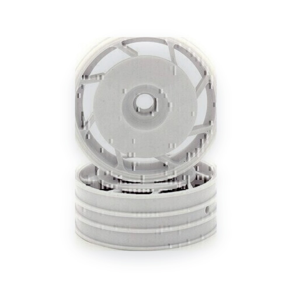 Kyosho Ultima 8D Rear Wheel, 50mm, White, 2 Pieces
