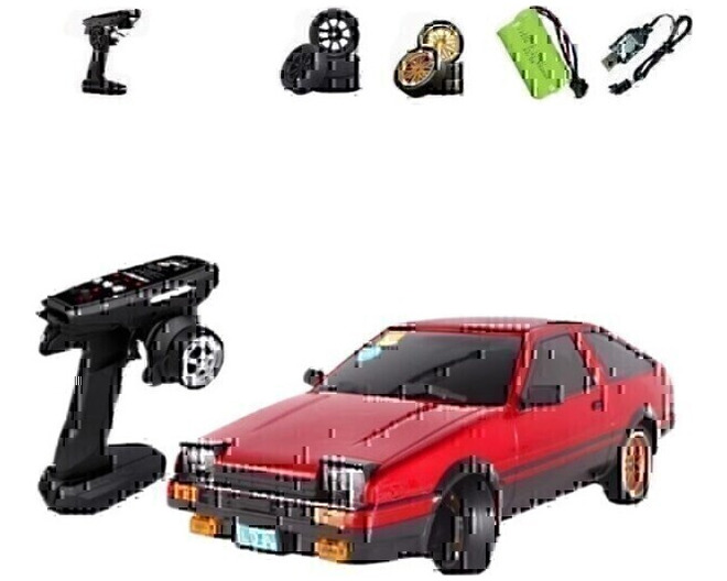 AE86 1/18 Scale 2.4G 4WD Remote Control Drift Car Red