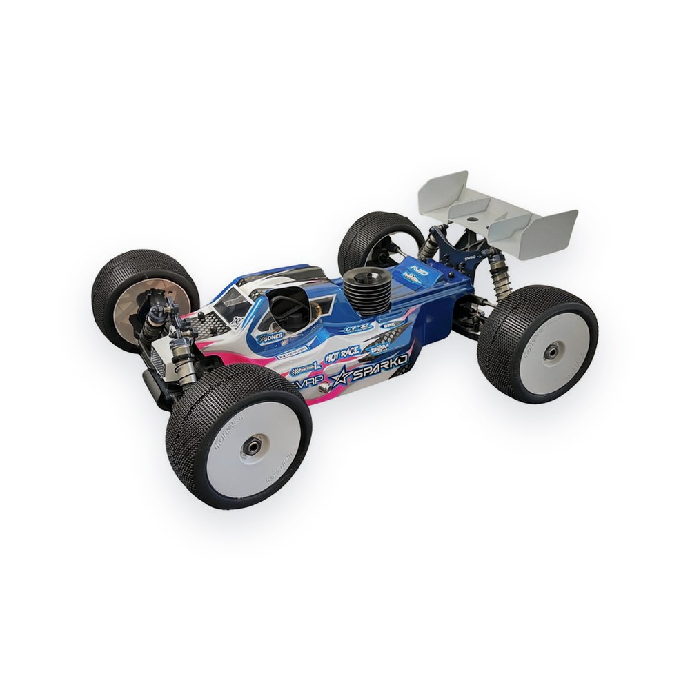 Leadfinger Racing Sparko F8t Truck Clear Body Shell, V2 Beretta